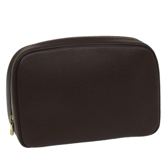 Louis Vuitton Handbags - LOUIS VUITTON Taiga Trousse Toilette GM Clutch Bag Acajou M30216 LV Auth 52326
